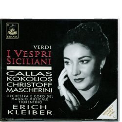 Verdi. I Vespri Siciliani (Callas, Klieber)