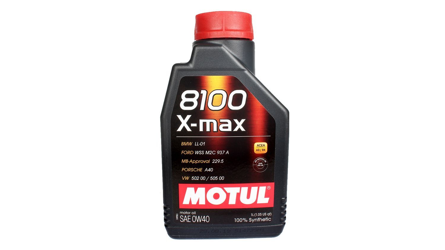 Motul 8100 x clean 5w 40