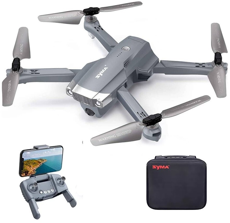 Квадрокоптер Syma с камерой FPV, 4K камера, GPS 2.4G с сумкой - SYMA-X30-BAG