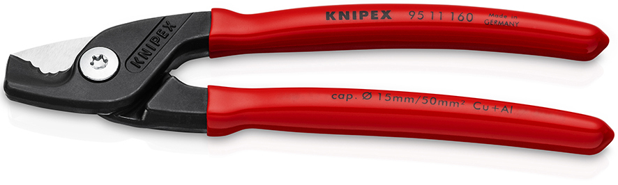 Ножницы для пластмассы также для кабельных коробов knipex kn 950221