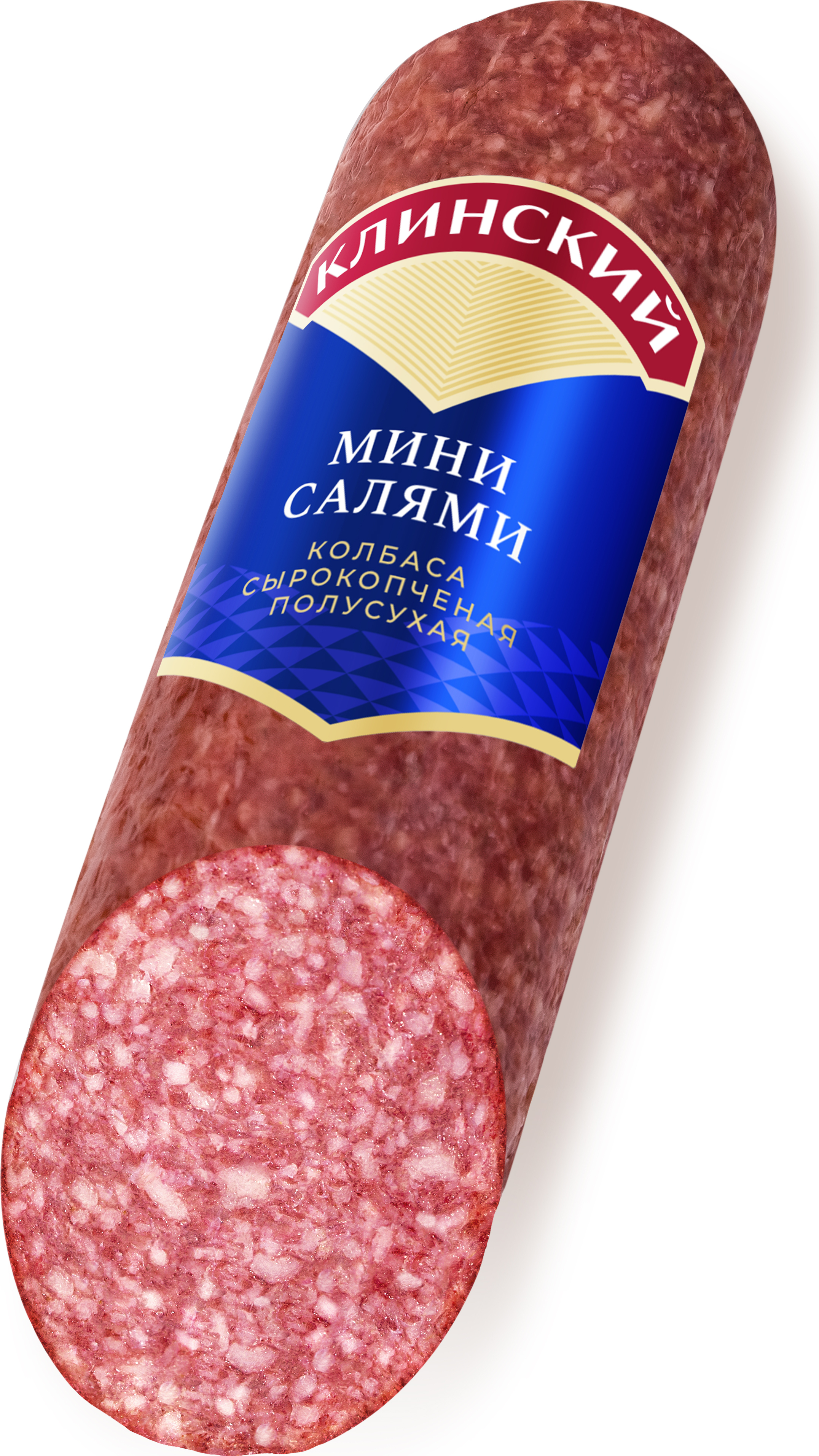 Колбаса сырокопченая полусухая мини салями Клинский, 300 г