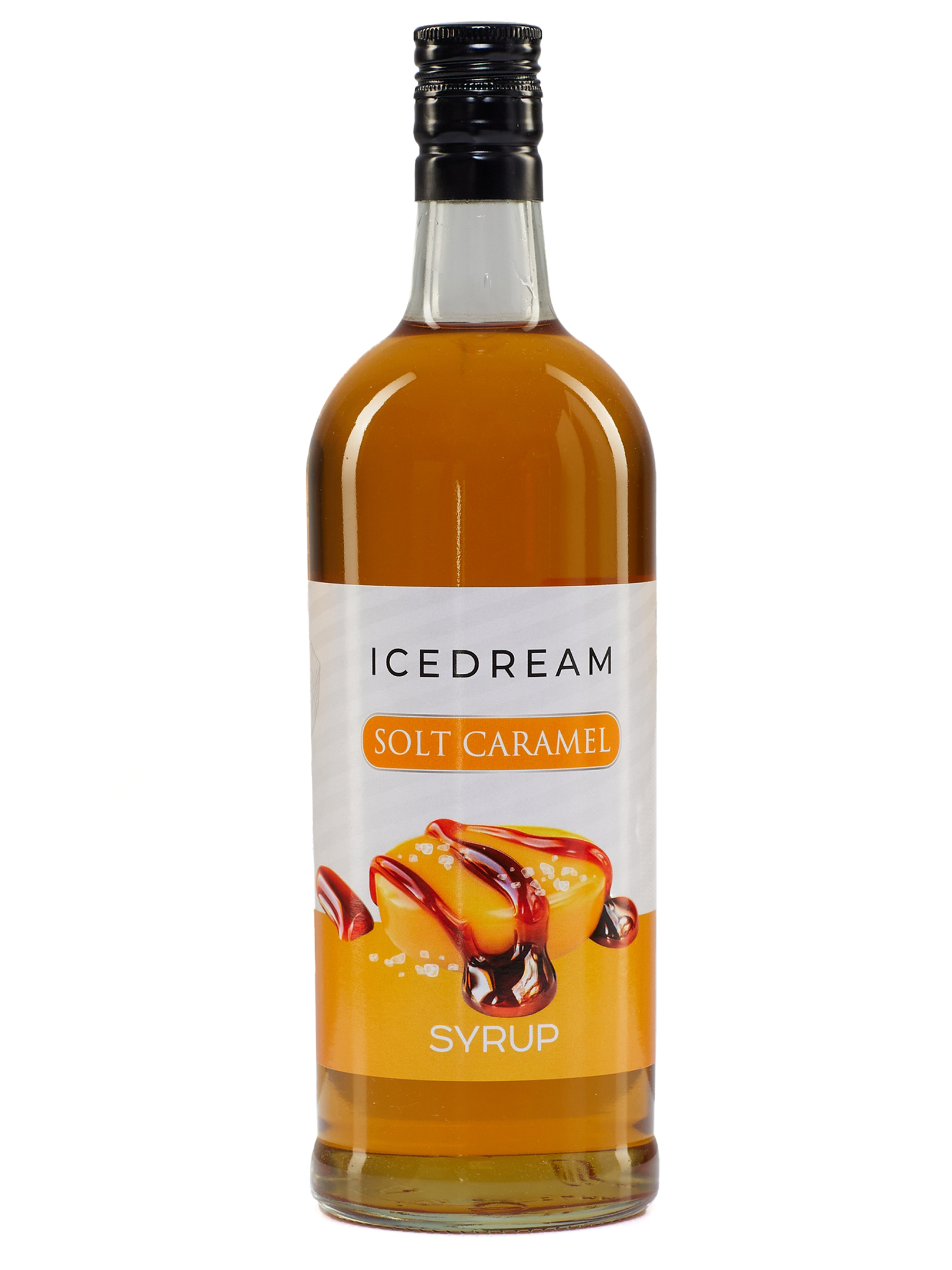 Caramel syrup. Icedream caramel.