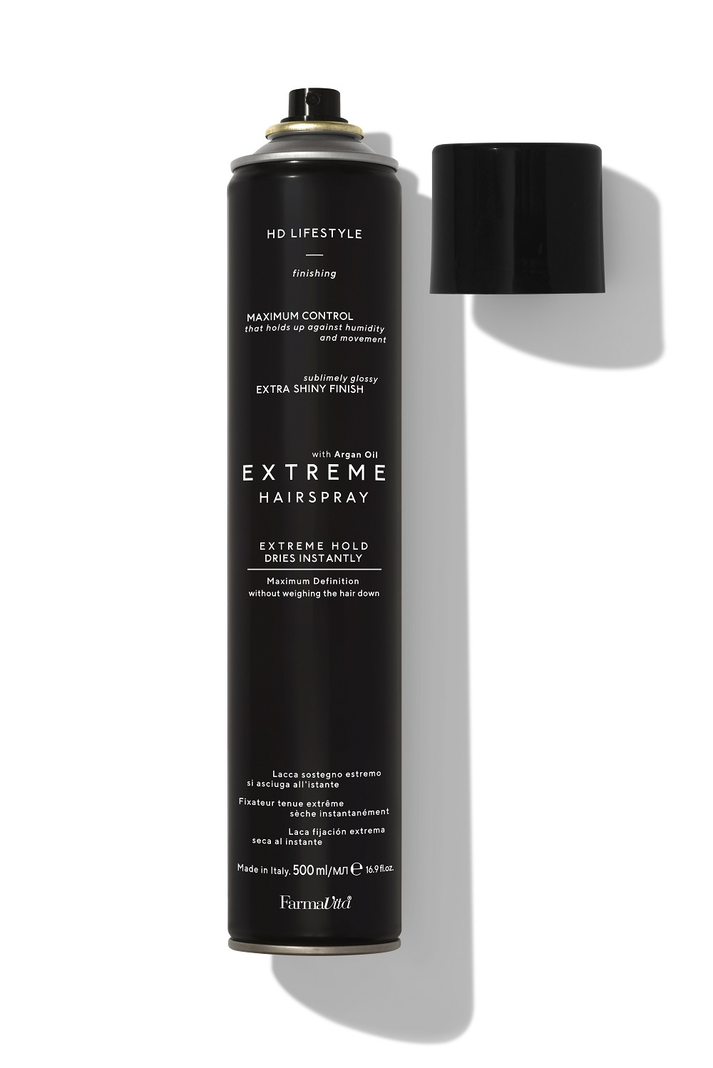 FARMAVITA HD LIFE STYLE EXTREME HAIRSPRAY / Лак для волос экстремальной фиксации, 500 мл