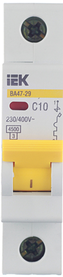 выключатель автоматический iek mva20-1-025-c. автоматический выключатель iek ва47-29. автоматический выключатель iek ba 47-29 1-п 16а (с). ва47-29 1р 16а 4,5ка х-ка с иэк. авт.