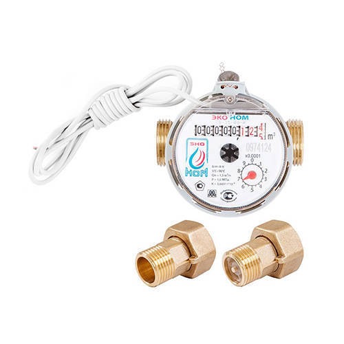 Счетчик для воды СВ-15 универсальный \"Эко Ном\" с обр.клапаном — купить ...