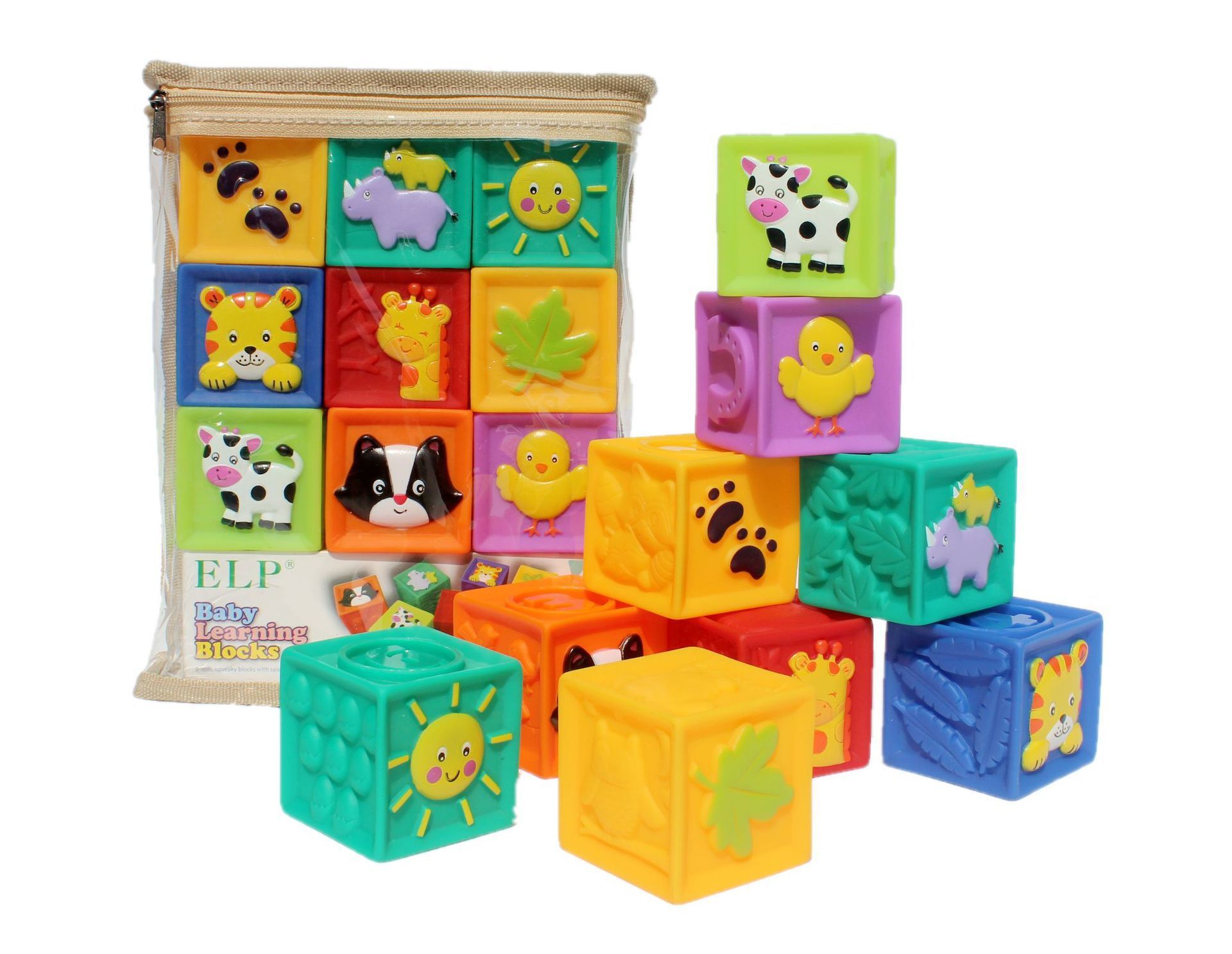 Резиновые кубики для детей