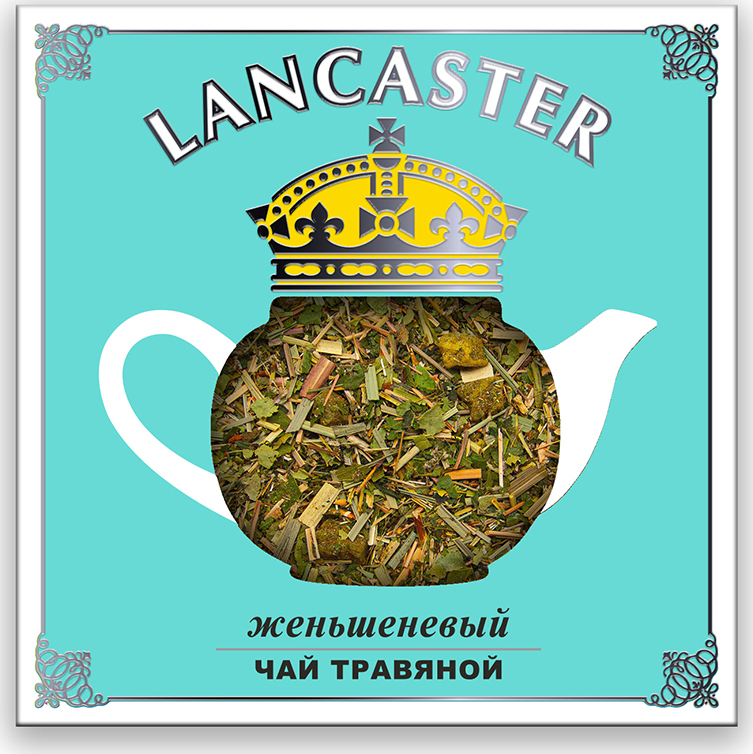 Чай травяной ароматизированный Lancaster Женьшеневый, 75 г — купить в ...