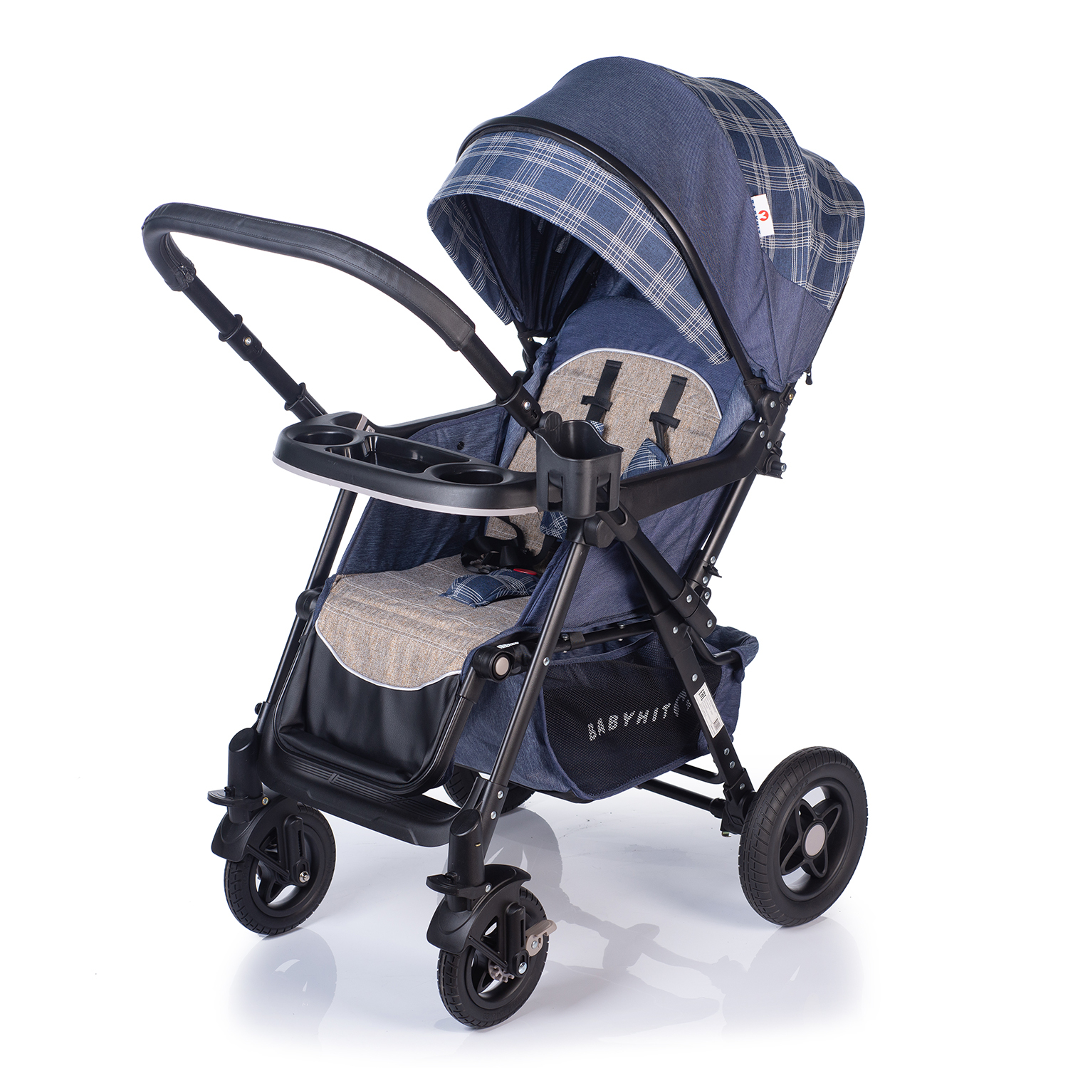 Прогулочная коляска с перекидной ручкой Babyhit Sense Plus, dark blue ...