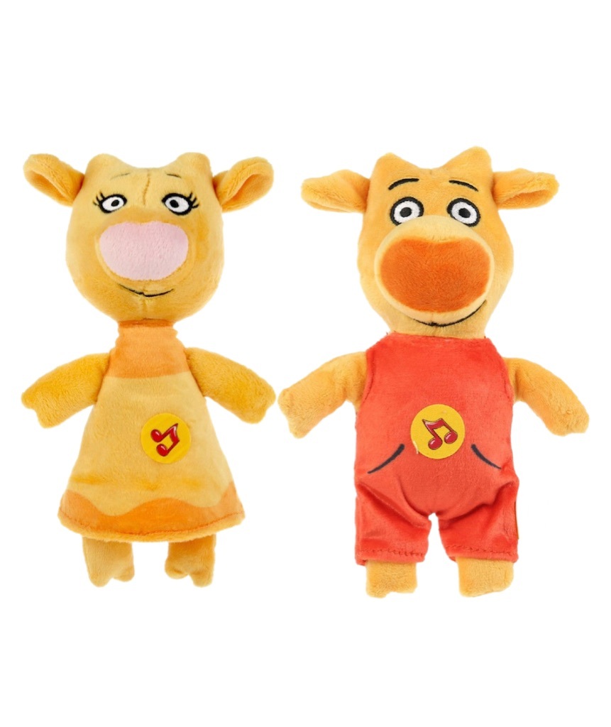 Набор из 2-х игрушек! Мягкая игрушка "Оранжевая корова" корова Зо и ...