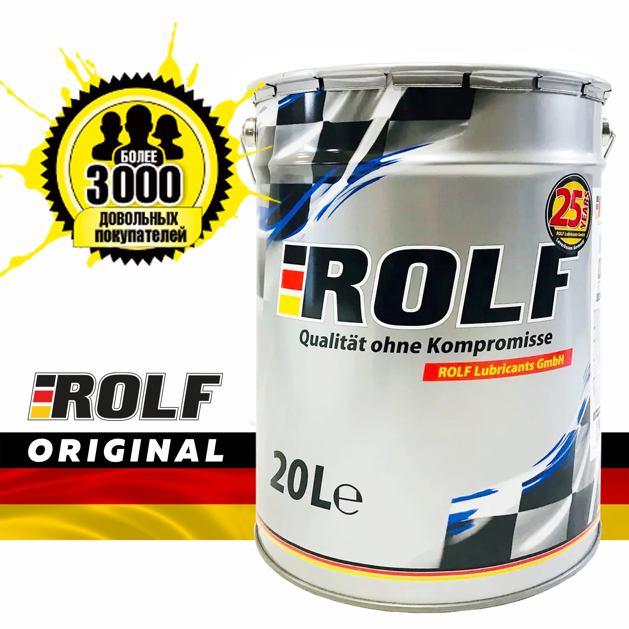 Моторное масло ROLF KRAFTON P5 U 10W-40 Полусинтетическое 20 л -  .