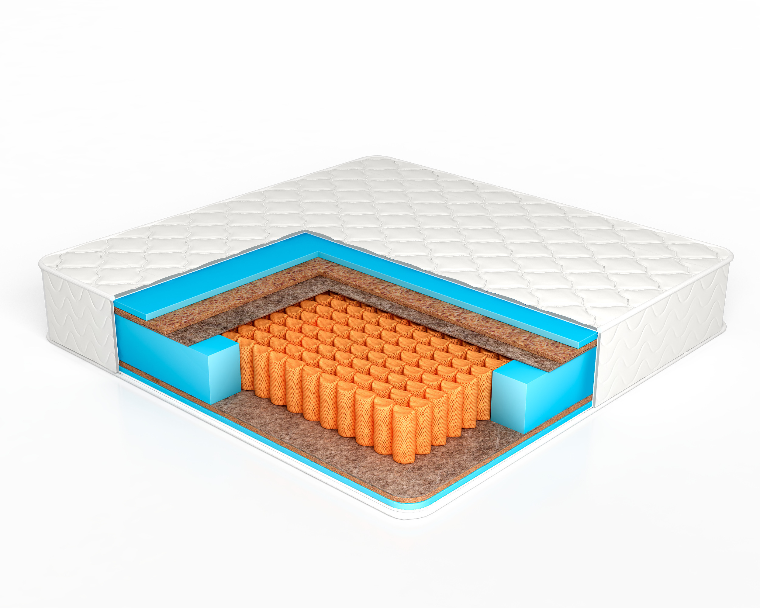 Анатомический матрас, Матрас Орматек Leader, Независимые пружины ...