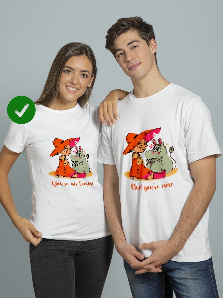 Парные футболки для влюбленных прикольные