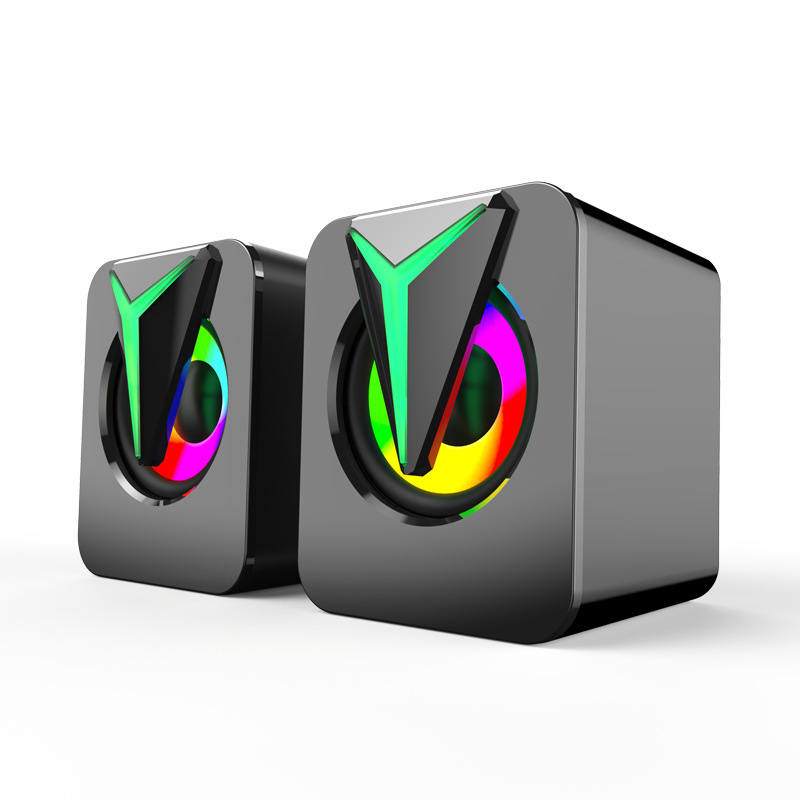 Настольный компьютер маленький динамик RGB ослепительный активный мини ...
