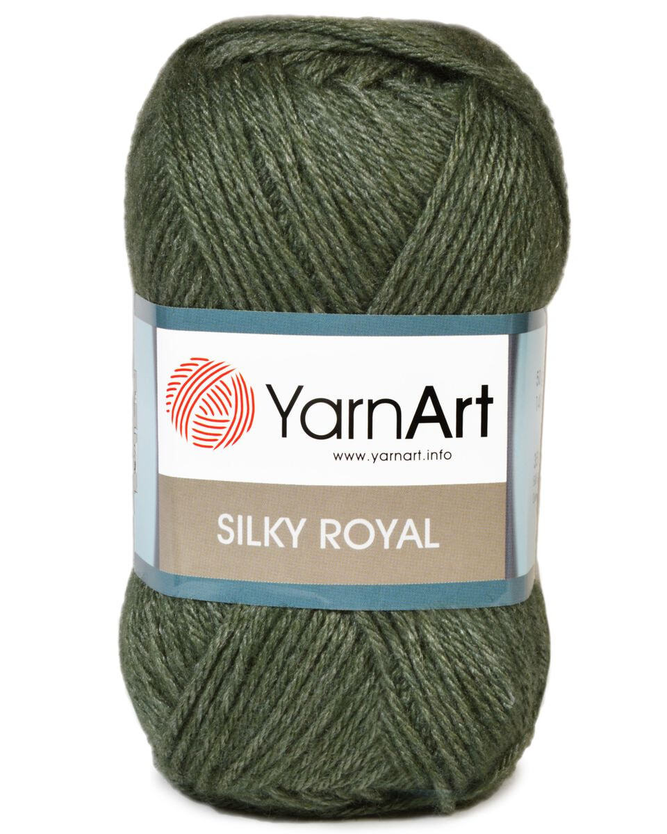 Royal silk. ЯРНАРТ силки рояль. Silky Royal 439 изумруд. Пряжа YARNART Silky Royal 444 баклажан отзывы. Silky Royal 446 хаки.