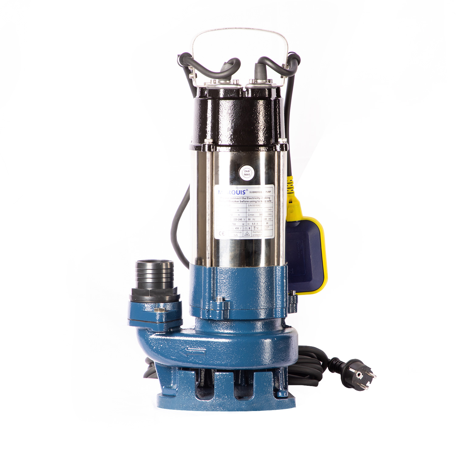 Характеристики Дренажный насос для сточных вод V 750F, подробное ...