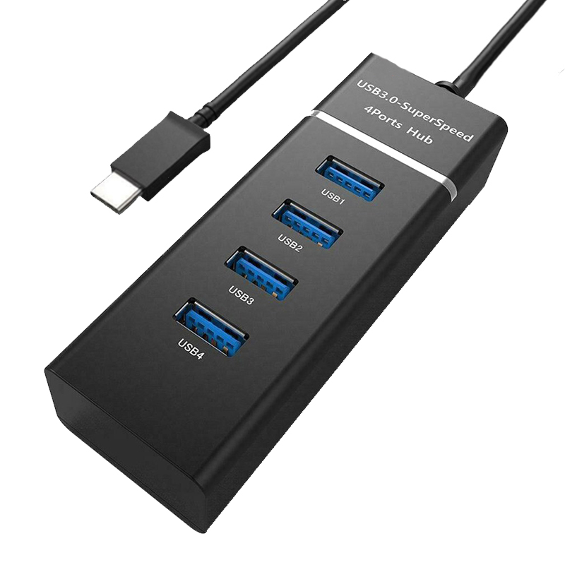 USB-разветвитель DEXP mh4pu. USB Hub Type c с внешний питанием. Активный USB хаб. Разделитель юсб.