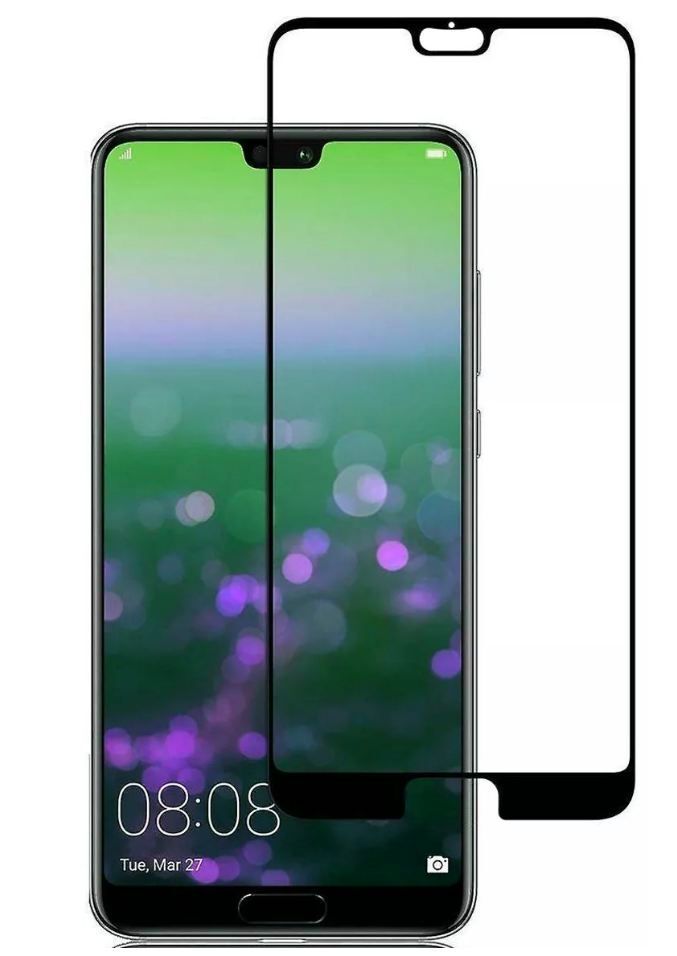 ЗащитноестеклодляHuaweiP20Proчерное