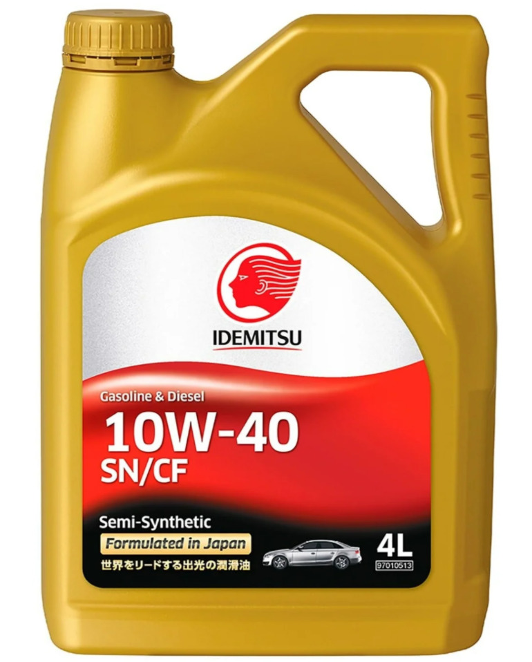 IDEMITSU10W-40,Масломоторное,Полусинтетическое,4л