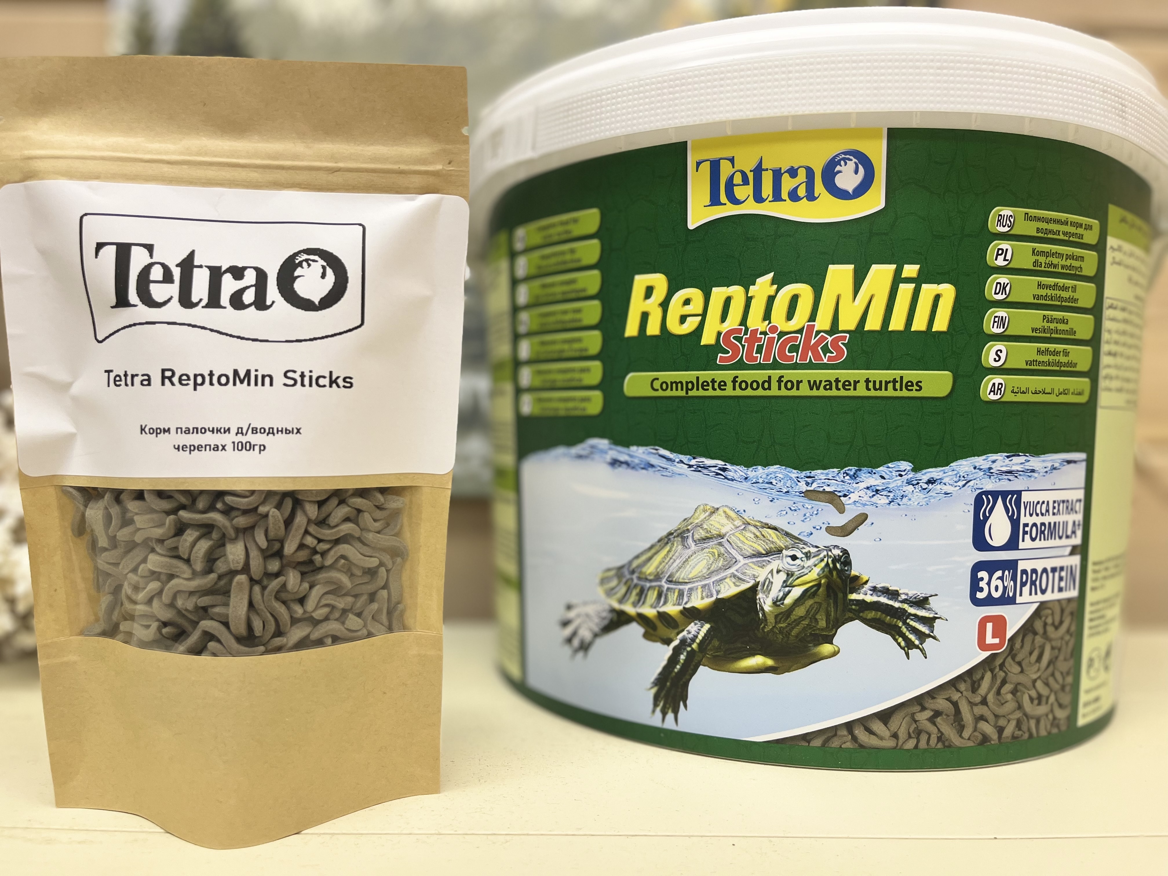 Tetra ReptoMin Sticks Корм (палочки) д/черепах 250мл/100гр