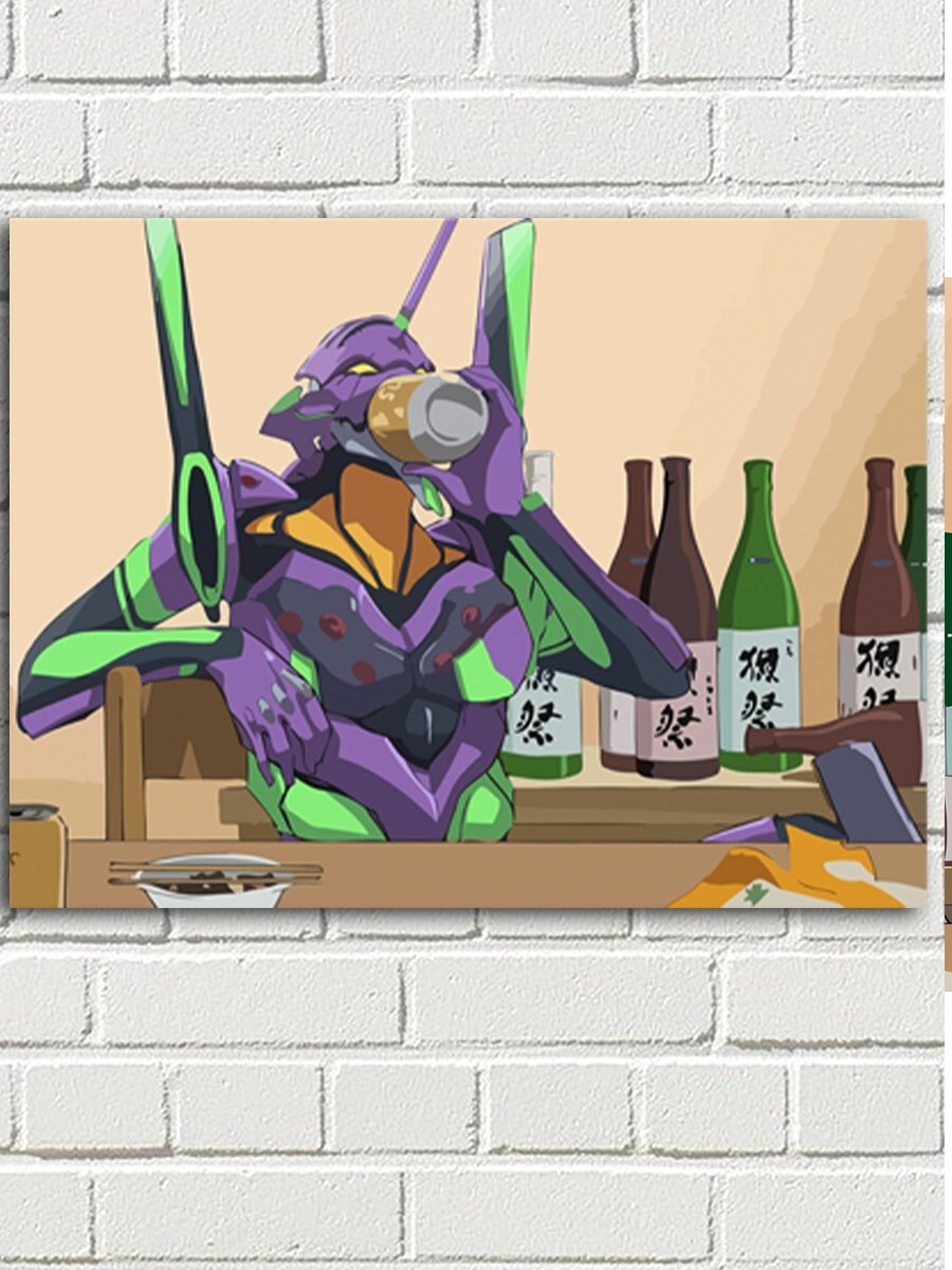 Картина по номерам evangelion