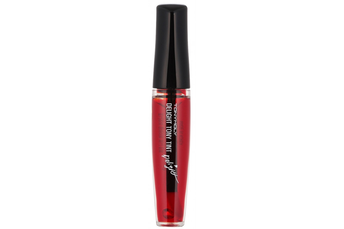 TONYMOLY Delight Tony Tint, 03 Orange Chaсha Стойкий гелевый Тинт для губ оттенок 03 (Сочный апельсин)