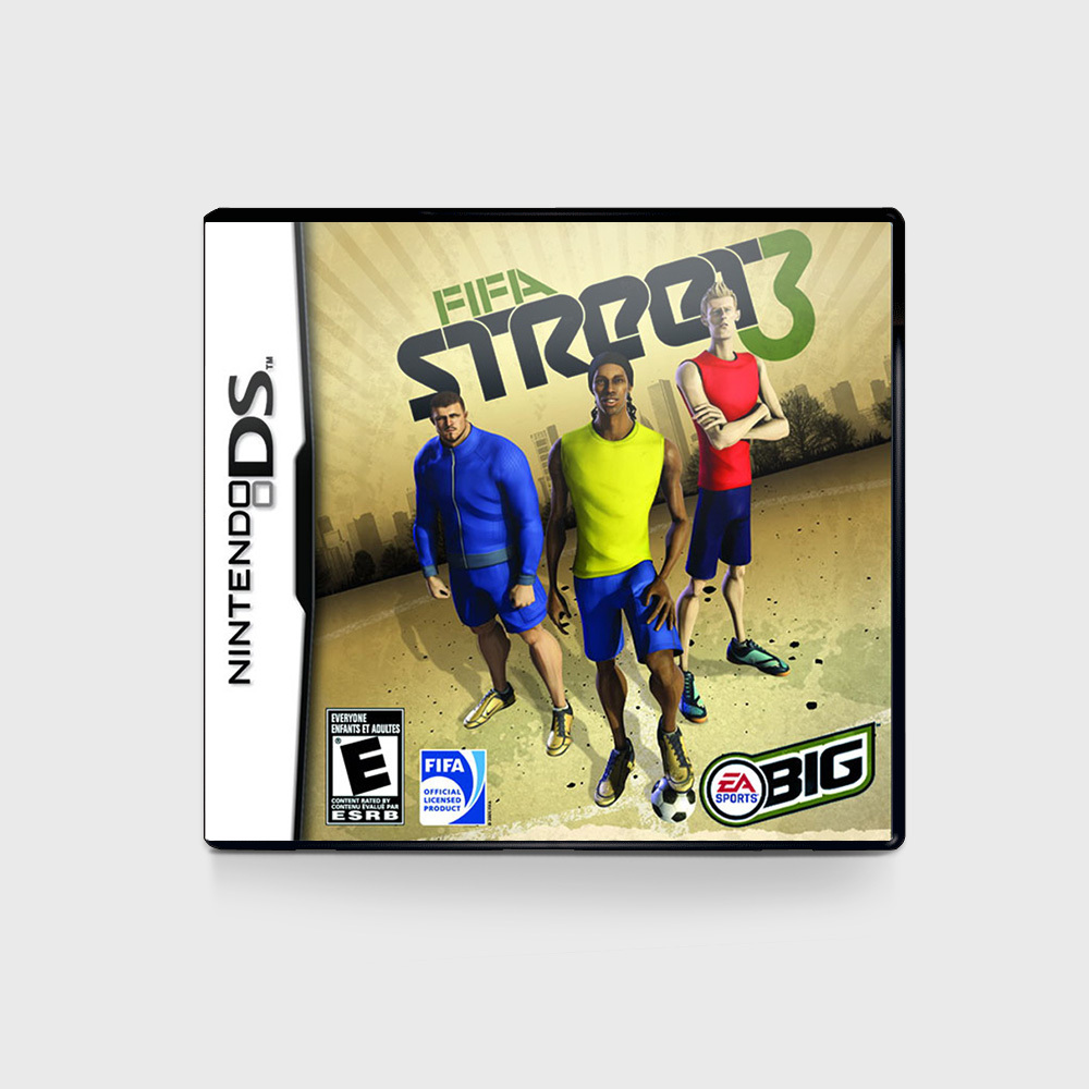 Дс на английском. FIFA Street 3 Nintendo DS. ФИФА стрит картинки для диска обложки. FIFA Street 3 (DS). FIFA 07 (DS) английский язык.