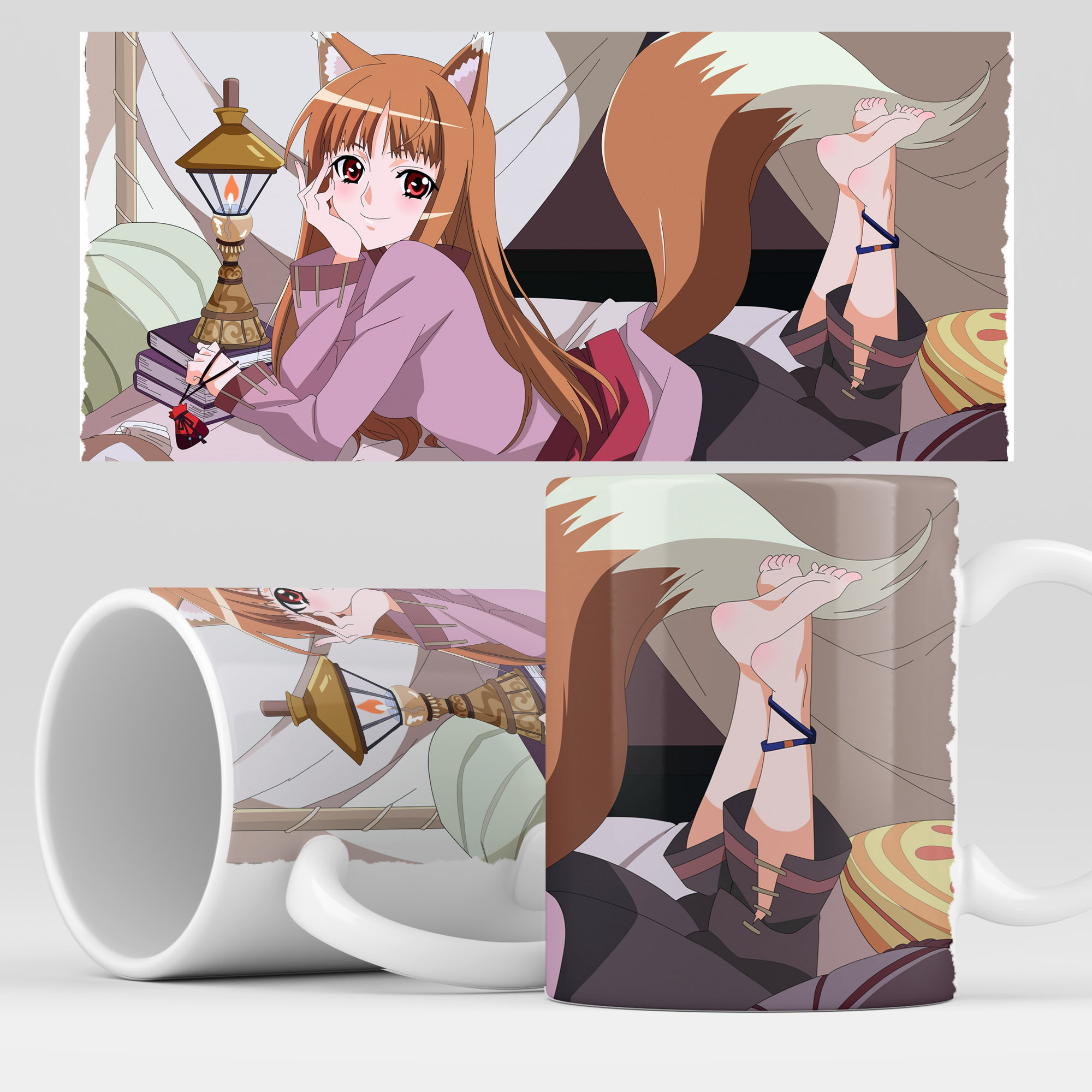 ✅ Кружка ROCKET PRINT &quot;SpiceAndWolf01&quot;, 330 мл, 1 шт купить в инт...