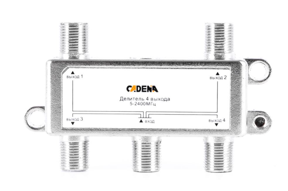 Делители 4. Сплиттер ssah408f/2dc(1x4, 5-2000мгц). Делитель 4 выхода 5-2400 МГЦ cadena. Делитель cadena 5-2400. Делитель спутниковый на 2 ресивера cadena 5-2400 МГЦ под f разъемы в коробке.