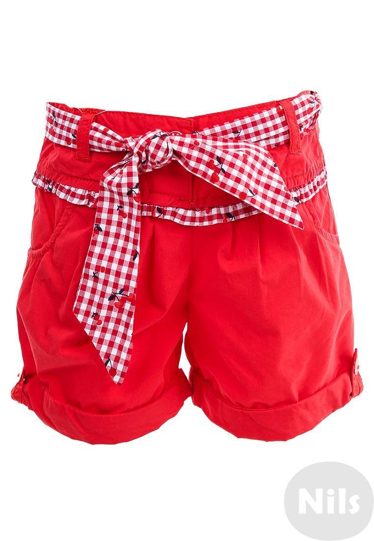 Красные шорты для девочки