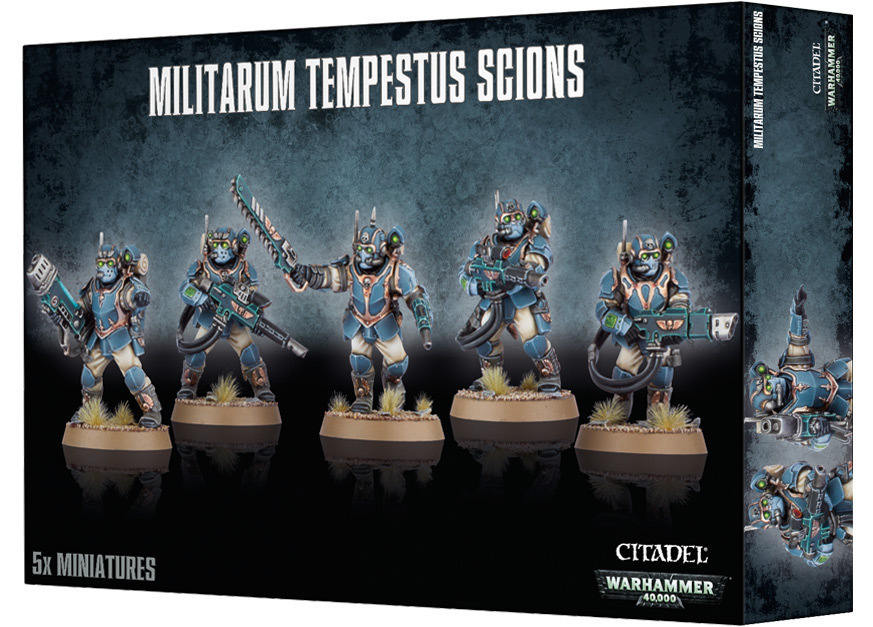 Набор миниатюр Warhammer 40000 Astra Militarum Tempestus Scions