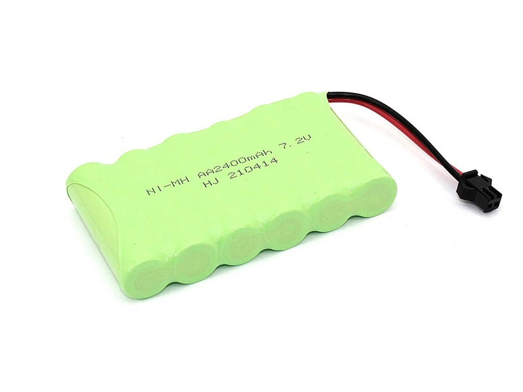 Аккумулятор Ni-Mh 7.2V 2400 mAh AA Flatpack разъем SM