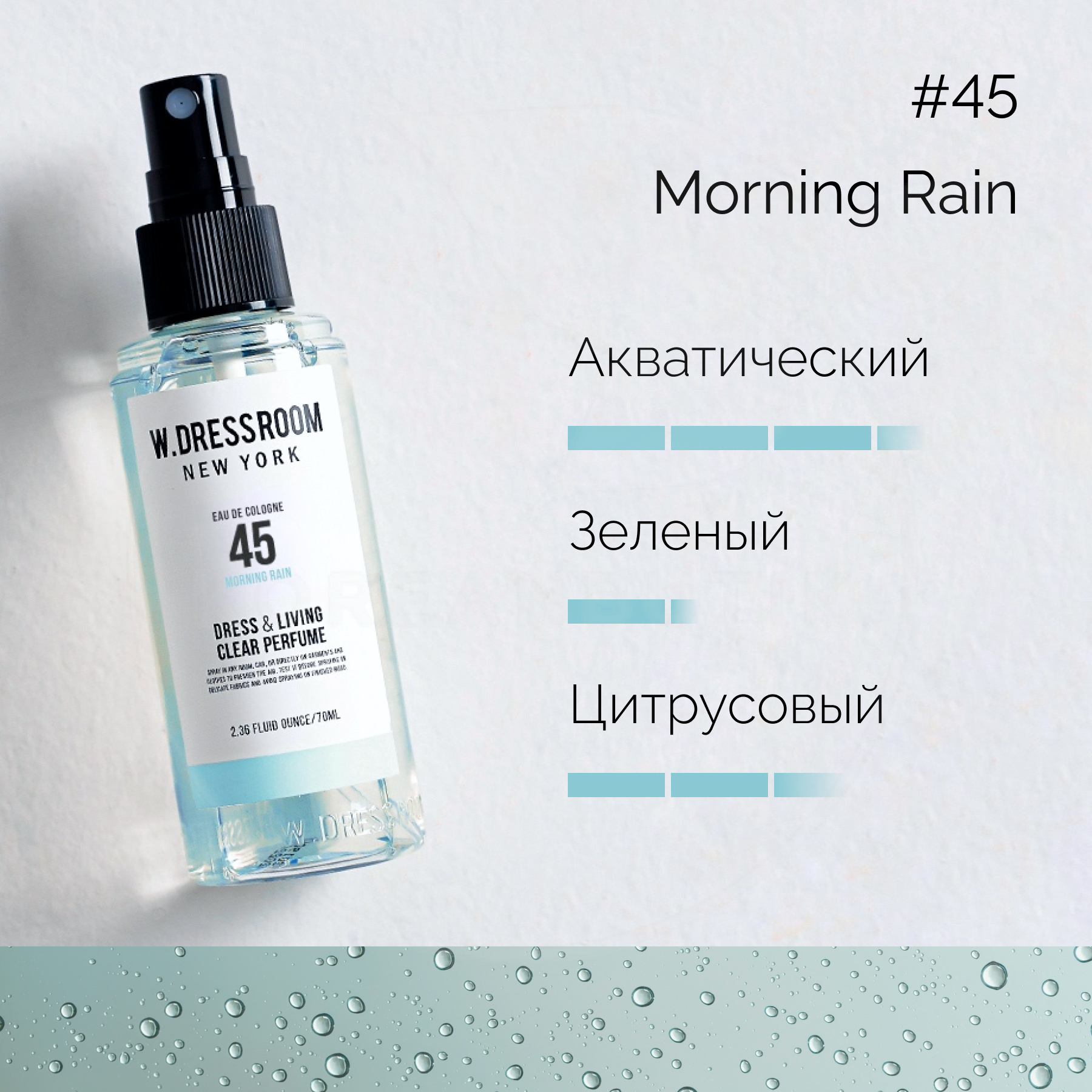 w dressroom perfume morning rain