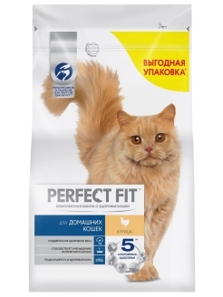 PerfectFitСухойкормдлядомашнихкошекКурица,2500г