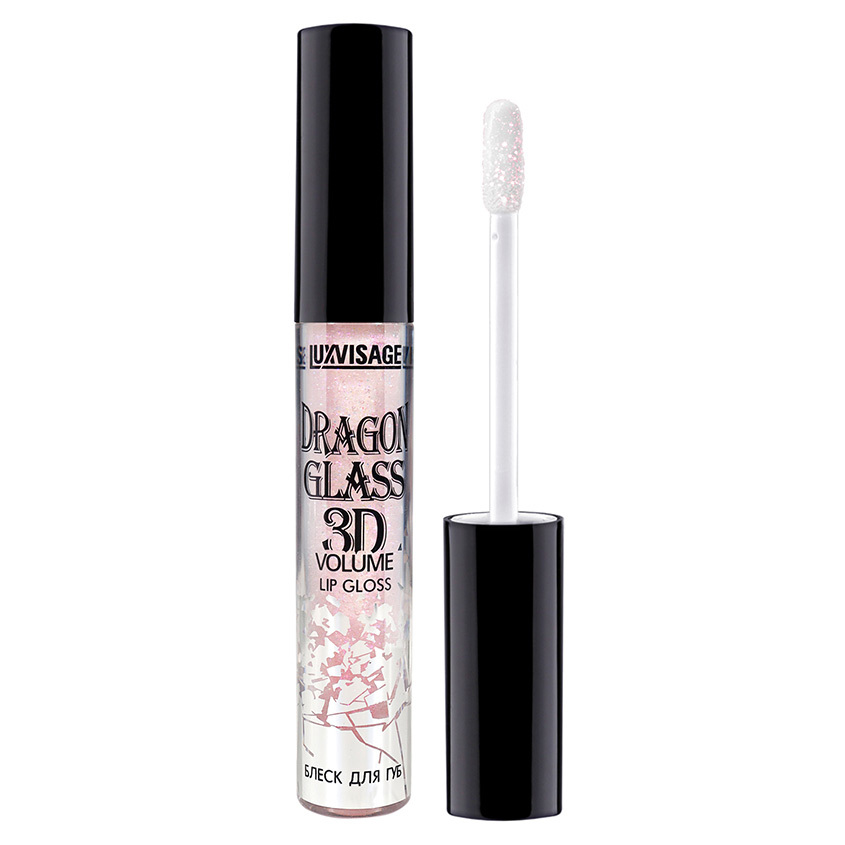 LUXVISAGE Блеск для губ  DRAGON GLASS 3D VOLUME LIP GLOSS тон 03 flamingo