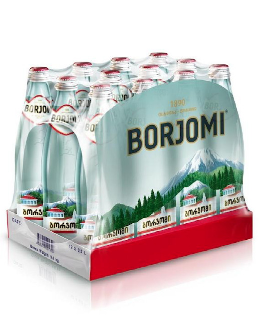 ВодаминеральнаяBorjomi(Боржоми)0,5лх12шт(стекло)