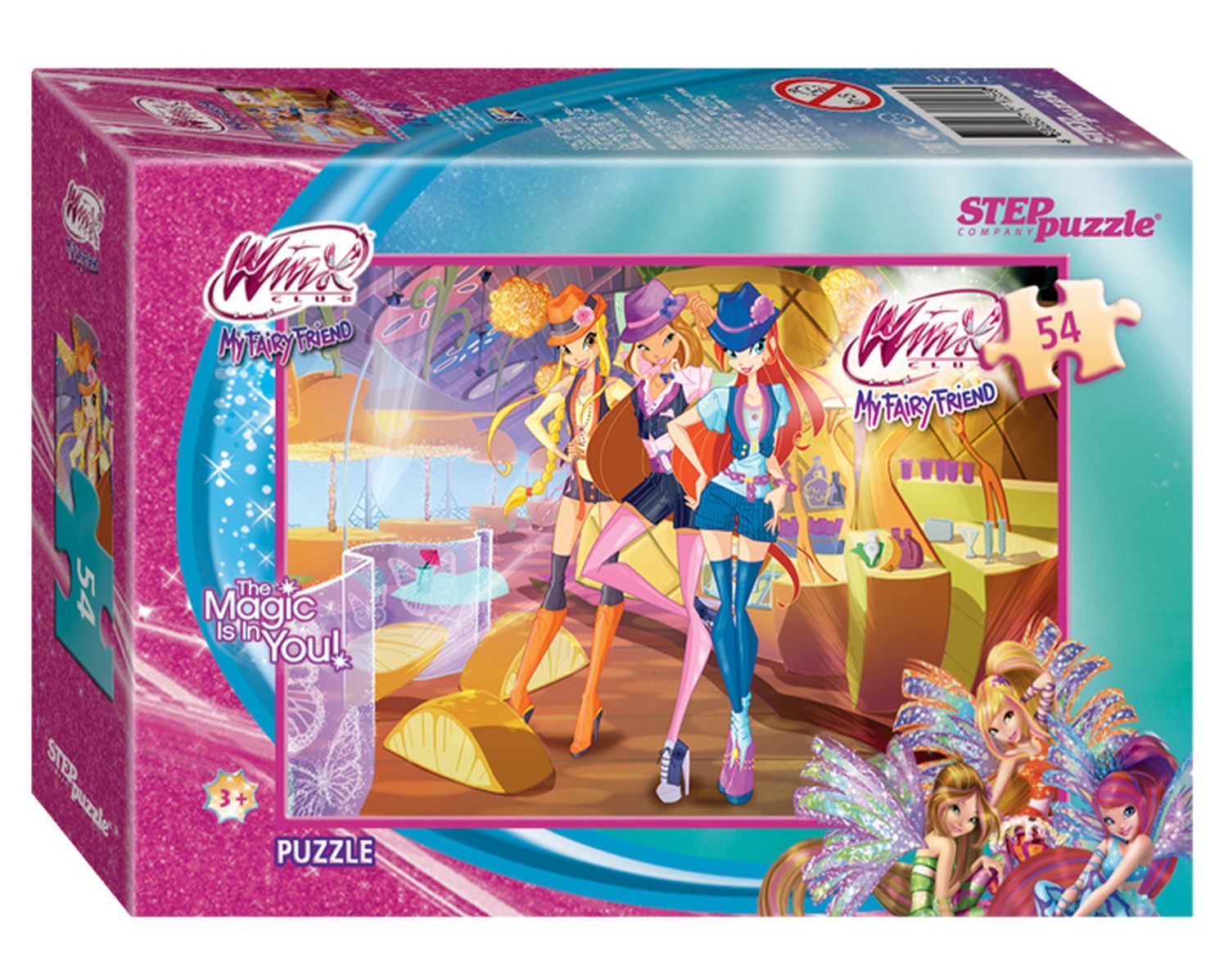 Пазл STEP puzzle 54 Winx - купить с доставкой по выгодным ценам в  интернет-магазине OZON (685223574)