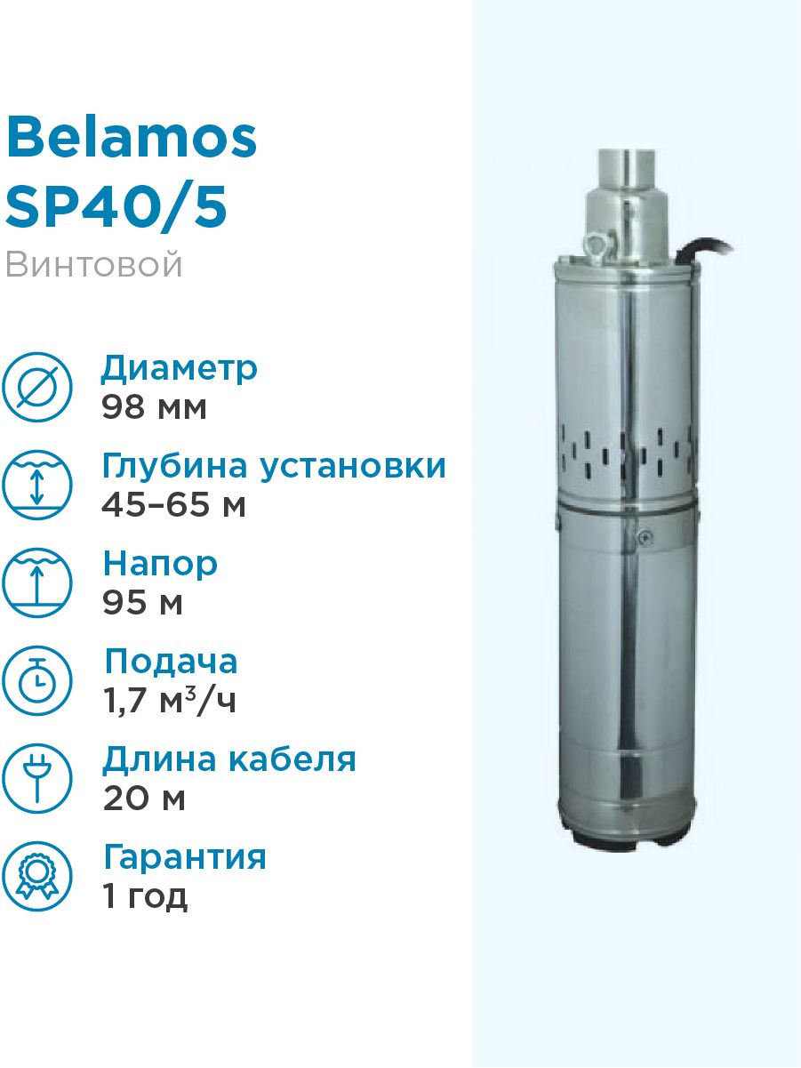 Сп 40. Беламос СП 40/5. Belamos 3sp 90/1.8, скважинный винтовой насос, 30 л/мин, н-90 м, ø-3", каб.20 м. Belamos SP 70/6 ремкомплект. Беламос SP 40/5 неисправности насоса.