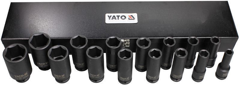 Набор головок ударных 10 32. Набор торцевых ударных головок 1/2 10-32 мм Yato yt-1055. Yato yt1055. Набор ударных головок Yato. Набор ударных головок Yato yt-1025.