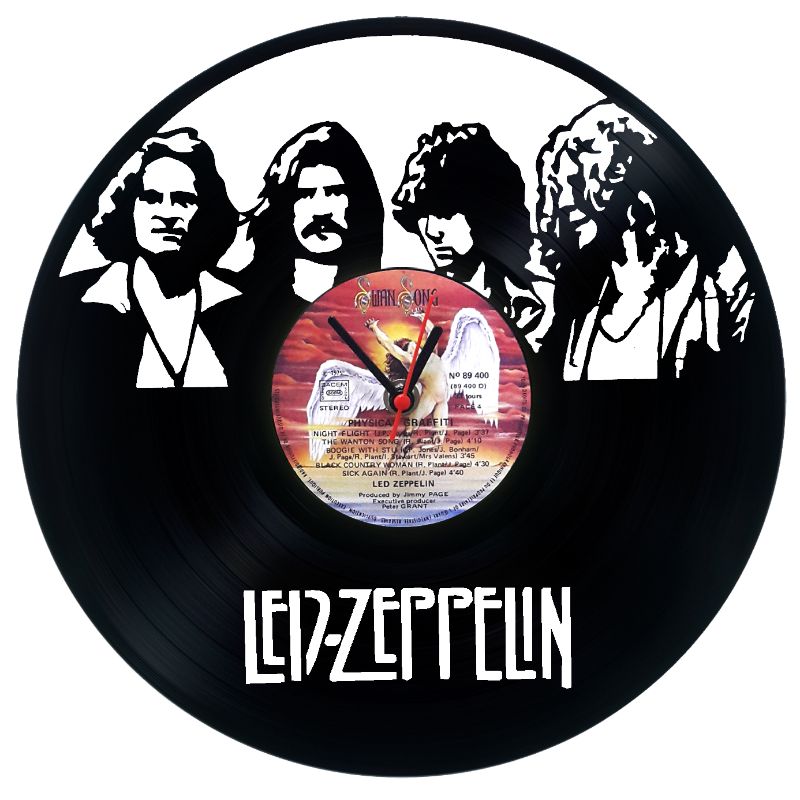 Часы виниловая грампластинка "Led Zeppelin"