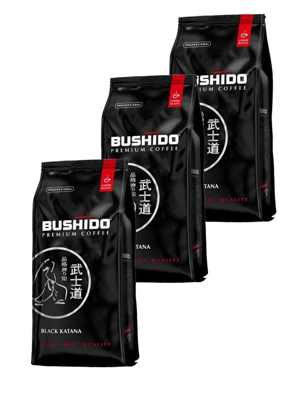 Кофе в зернах bushido black. Бушидо Блэк катана в зернах 1кг. Кофе Bushido Блэк катана. Bushido кофе в зернах 1 кг. Кофе Бушидо Блэк катана пакет 1 кг.