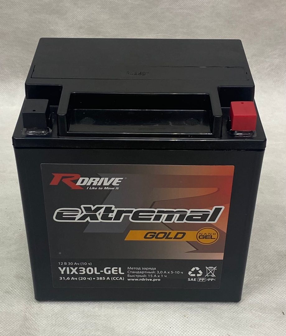 АккумуляторRDriveeXtremalGoldYIX30L-GEL