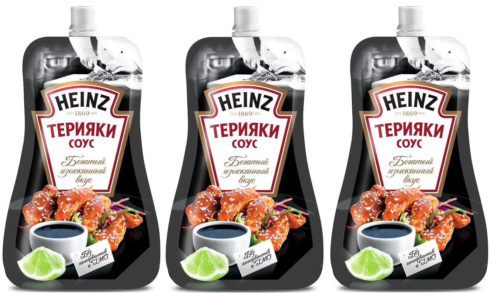 Соус Heinz Терияки, 200гр - 3 штуки - купить с доставкой по выгодным ценам  в интернет-магазине OZON (591538706)