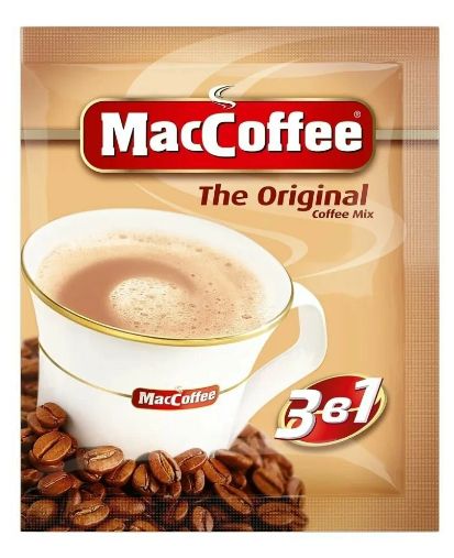 MacCoffeeOriginalНапитоккофейныйрастворимый3в1(блок100пак.*20гр.)1шт.