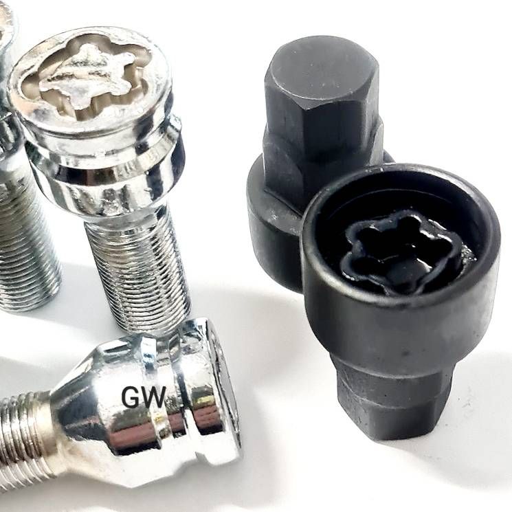 Секретки для колес болты М14х1.25 L29 мм 3