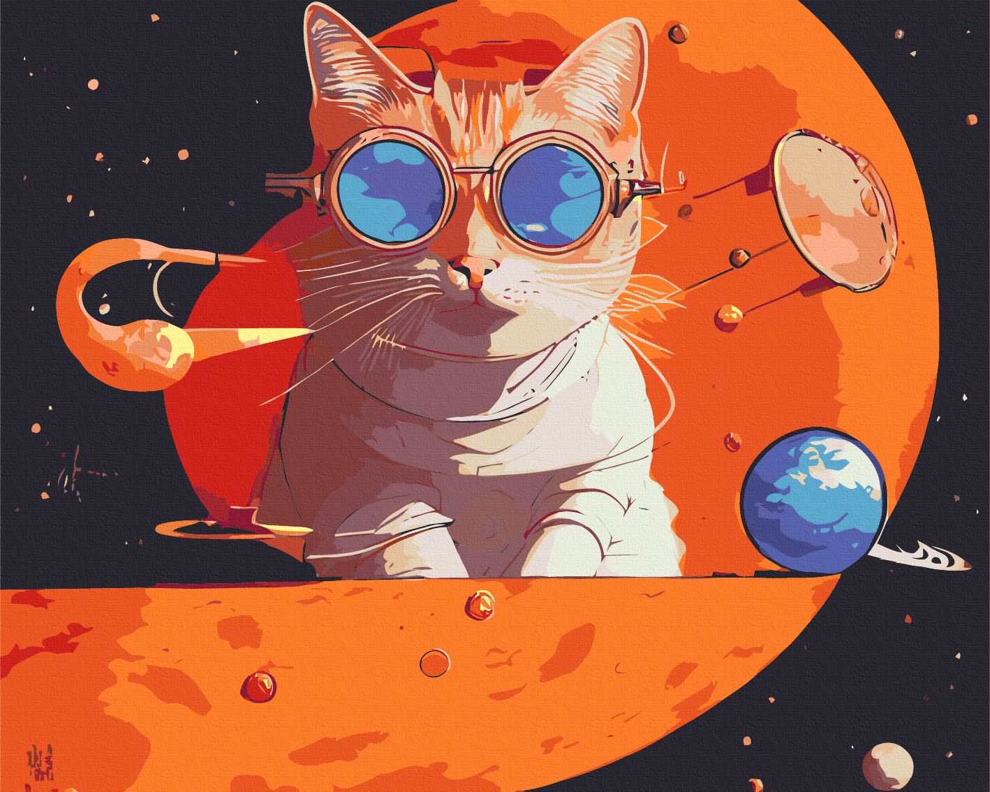3 кота космическое путешествие. Космические коты. Котик в космосе. Оранжевые котята арты. Рыжие коты в космосе арт.