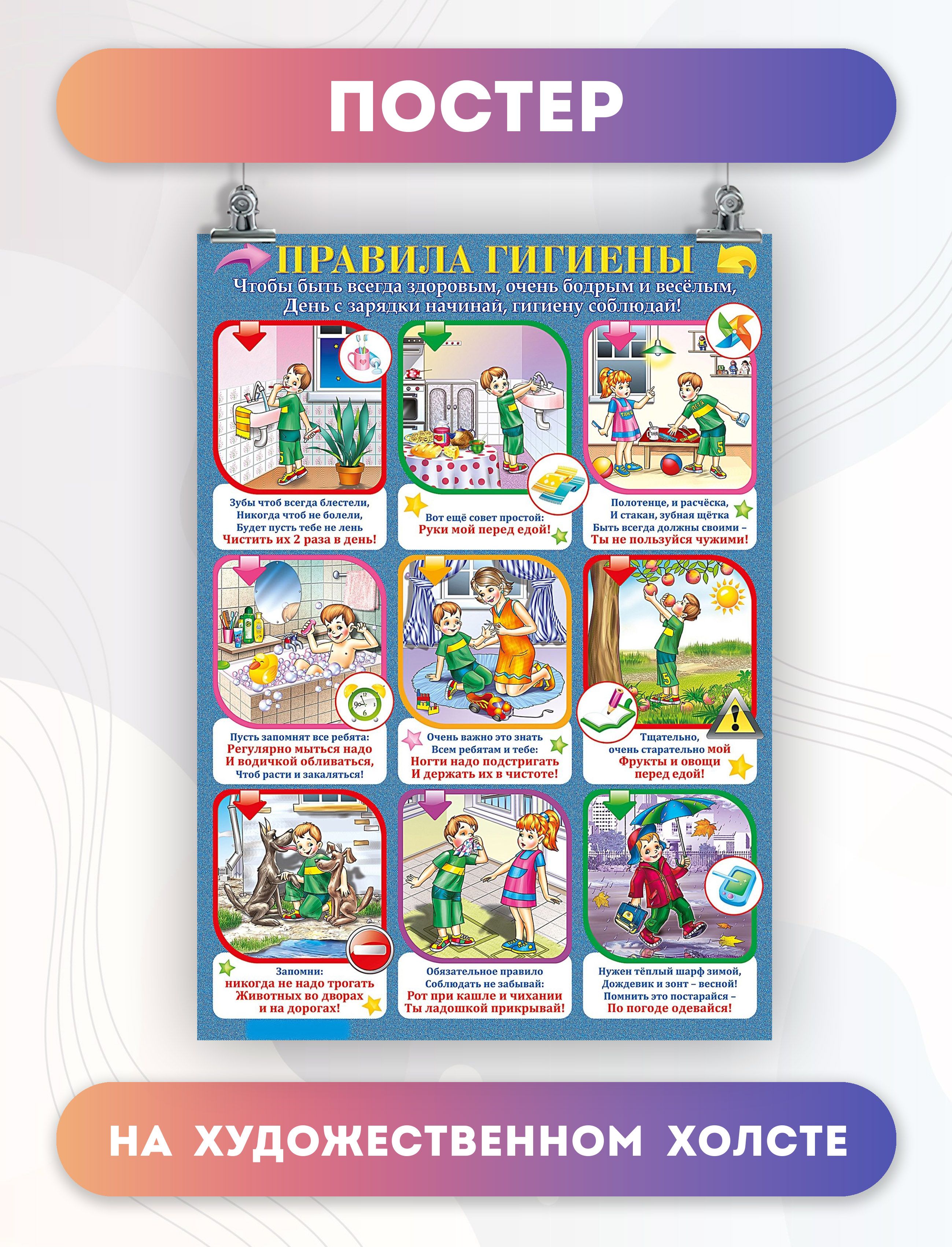 Правила личной гигиены для детей