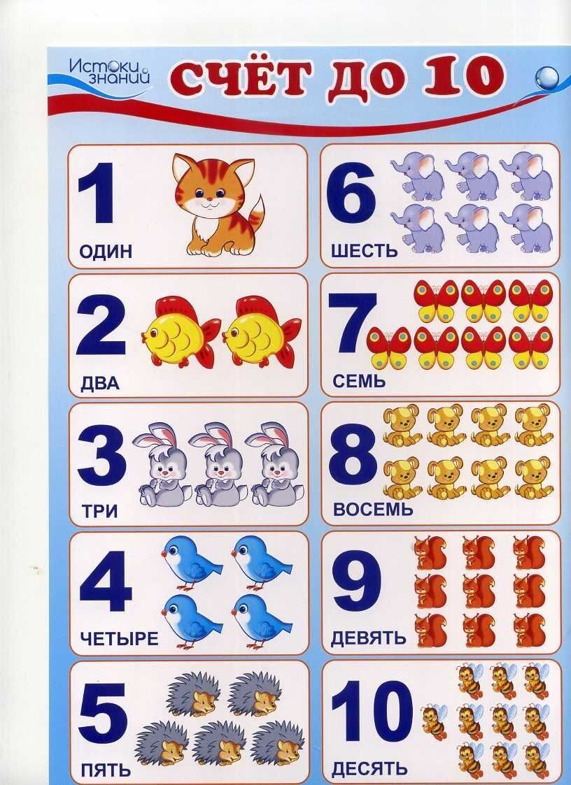 Счет до 10