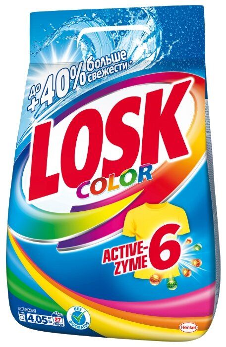 Стиральныйпорошок"LOSK"COLOR,"ЛОСК"Автомат,4,05кг.