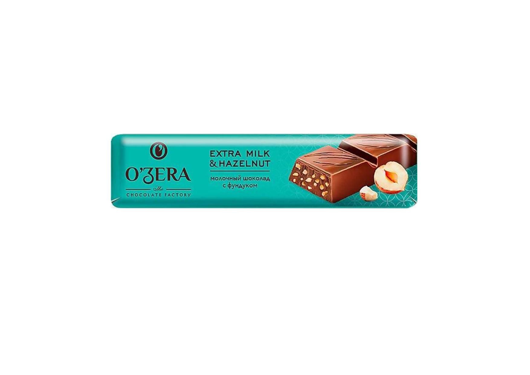 «Ozera», шоколад молочный Extra Milk & Hazelnut, 45 г