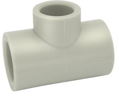 Тройник переходной PP-R полипропиленовый D63*50*63 FV-PLAST 212063050 cерый 10шт